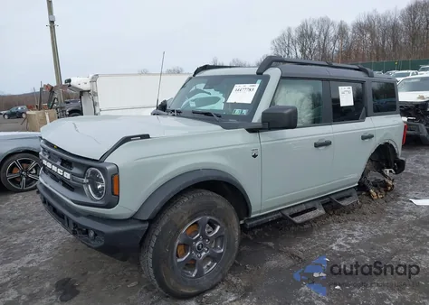 2024 Ford Bronco Big Bend z USA, uszkodzony, nr VIN 1FMDE7BH9RLA59358